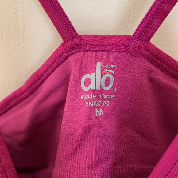 ALO Yoga Air Land Ocean Pink and Purple Ombre Tank Top - Picture 2 of 6